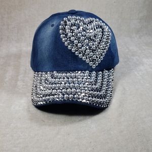 Pearl and Silver Studded Cap